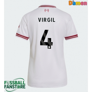 Liverpool Virgil van Dijk #4 Replik Auswärtstrikot Damen 2026-27 Kurzarm
